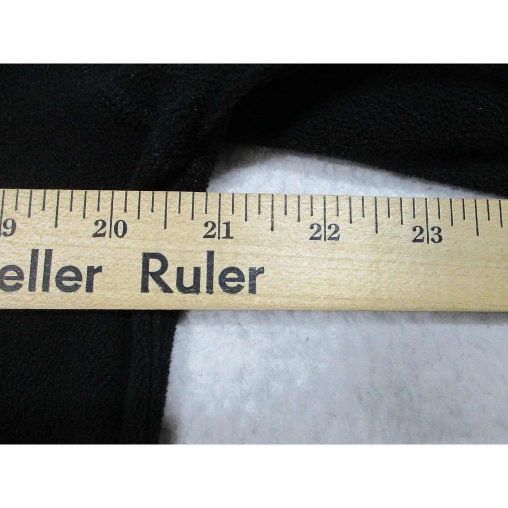 The North Face Sweater Womens Large Black TKA 100 Quarter Zip Fleece‎ Pullover - Picture 8 of 10